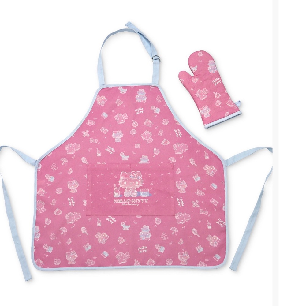 Handstand Kitchen Hello Kitty Apron & Mitt set